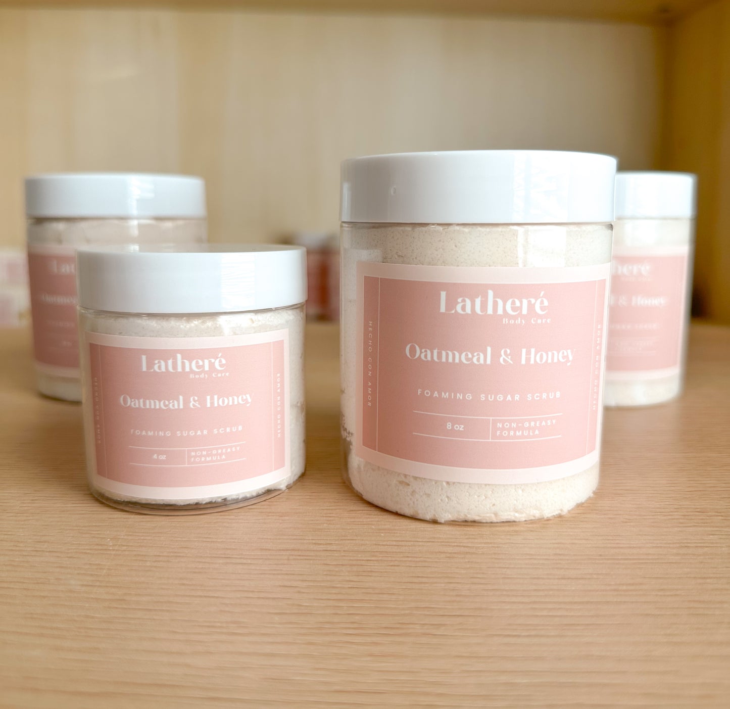 Oatmeal & Honey Foaming Sugar Scrub