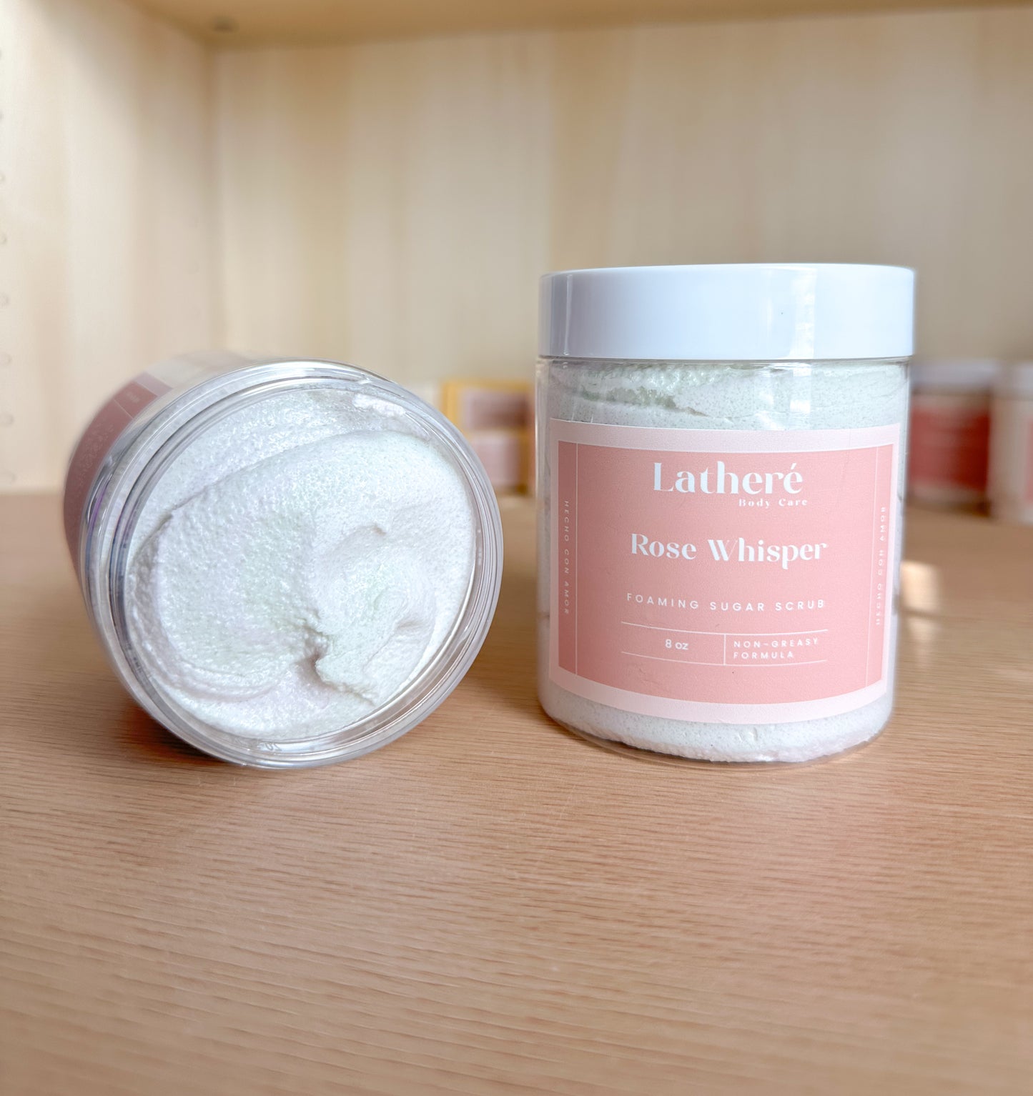 Rose Whisper Foaming Sugar Scrub