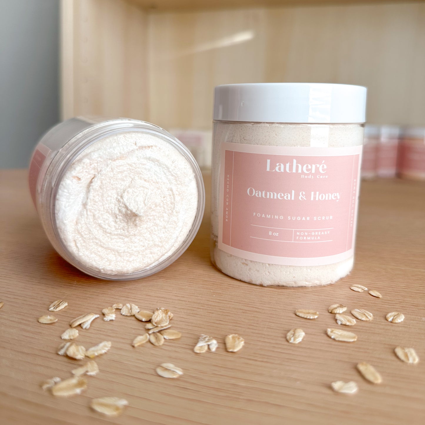 Oatmeal & Honey Foaming Sugar Scrub