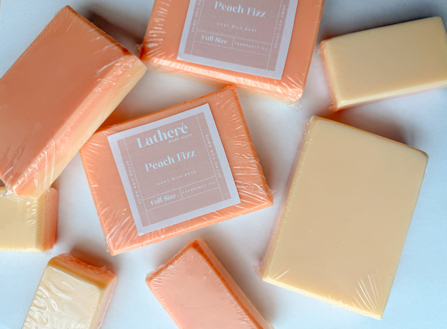 Peach Fizz Soap | made with Fragrance oil