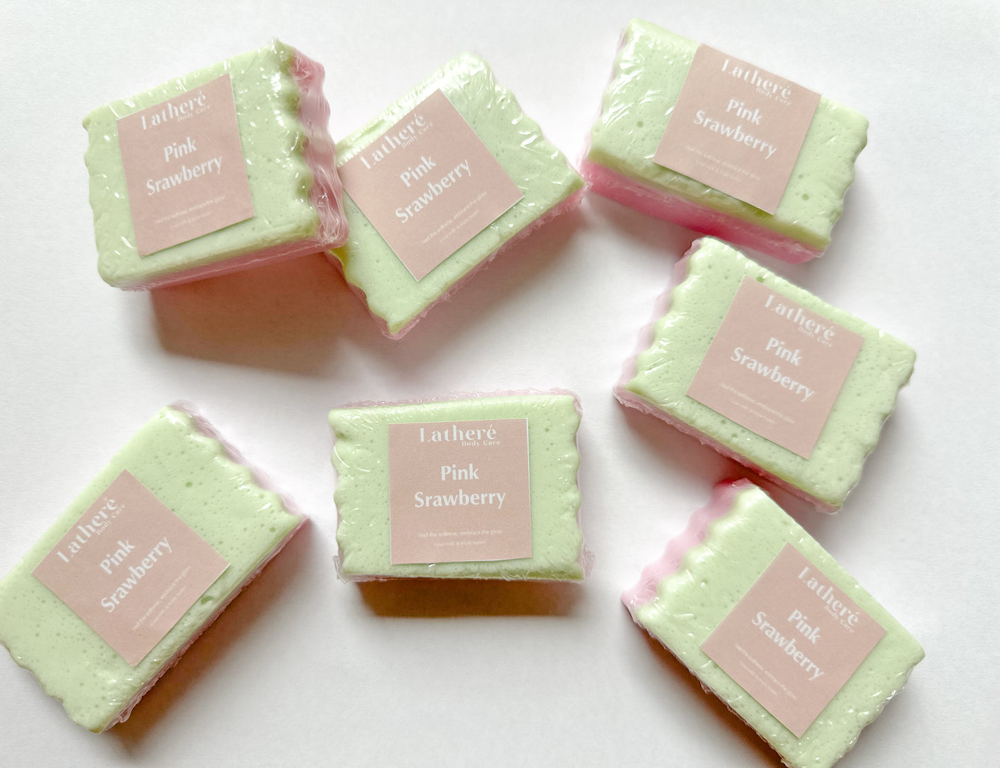 Pink Strawberry Soap | made with Fragrance oil