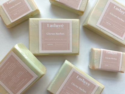 Citrus Sorbet Soap | made with Fragrance oil